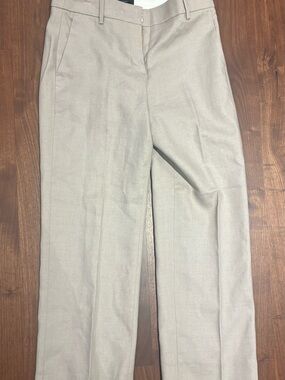 J. Crew Women's Straight-Leg Dress Pants in Light Taupe